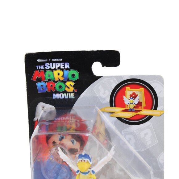 Super Mario Bros Movie General Koopa Figure w/ Question Block Jakks Pacific - Picture 16 of 17